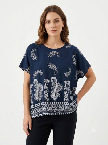 Artisan Indigo Blouse